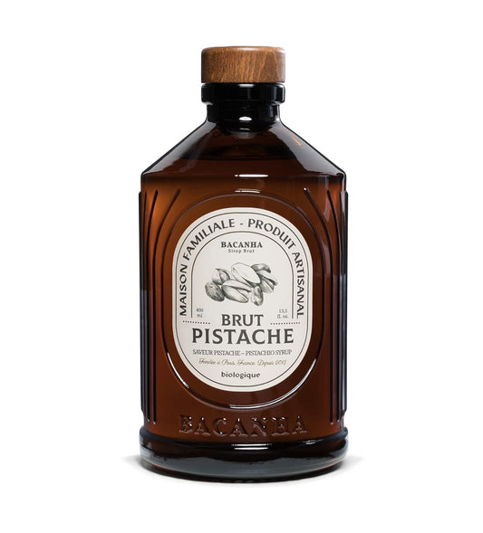 Sirop Bacanha Pistache Brut - Biologique - 400ml