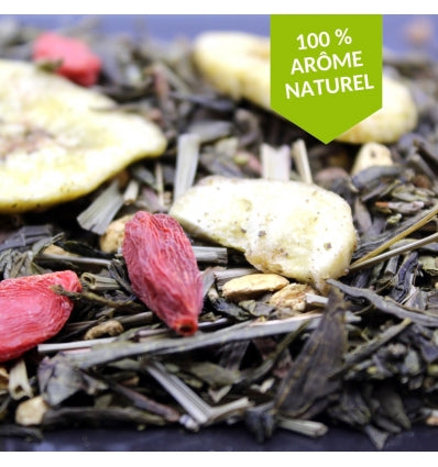 Thé vert Pêche goyave gingembre Vays Artisan Torréfacteur