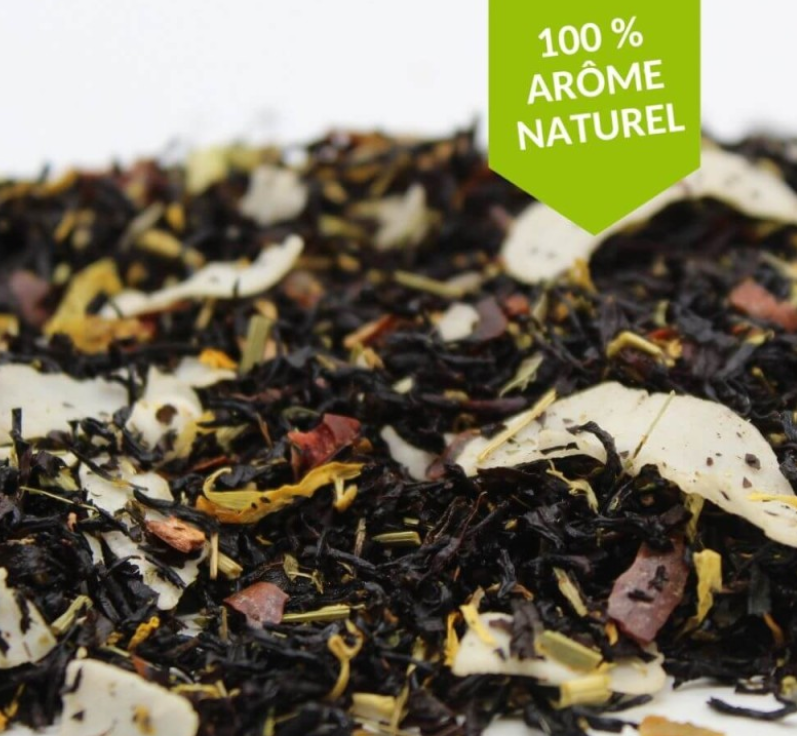 thé noir passion coco