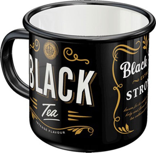 Mug en émail rétro "black tea" Vays Artisan Torréfacteur
