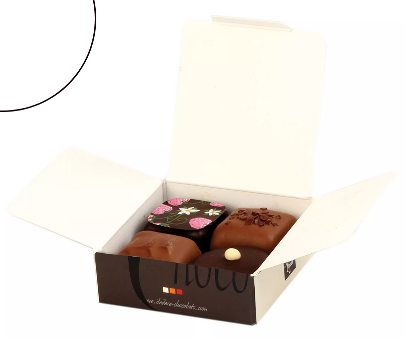 Ballotin 4 chocolats - Ile de Ré