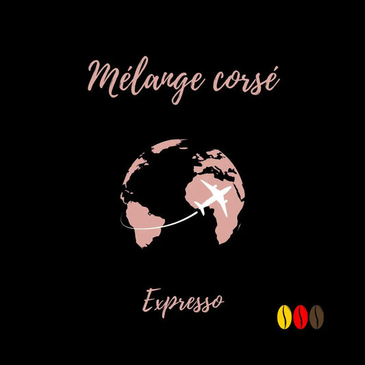 Café Mélange Corsé, subtil mélange café arabica, café italien