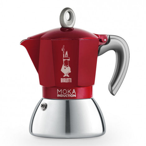 Cafetière Italienne Moka Rouge Bialetti - tous feux Ma boutique