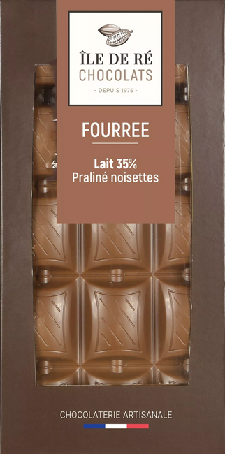 Lait 35% fourrée Praliné