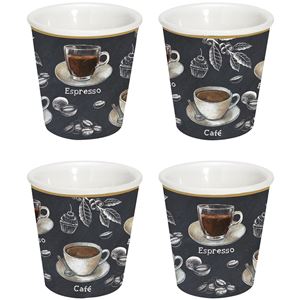 Coffret 4 tasses à café 10 cl - Barista Vays Artisan Torréfacteur