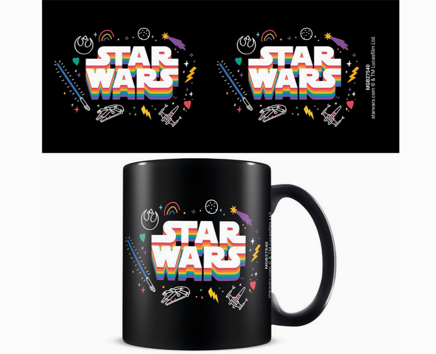 MUG STAR WARS LOGO ARC-EN-CIEL 