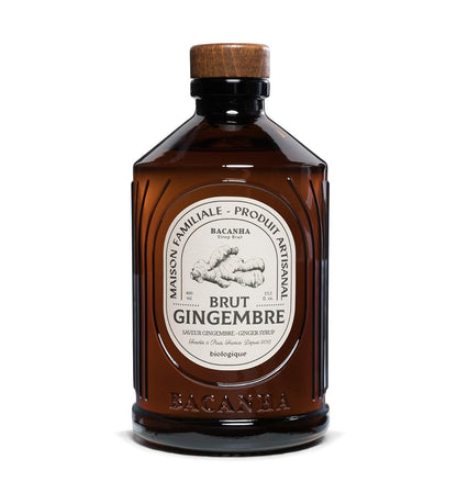 Sirop Bacanha Gingembre Brut - Biologique - 400ml 