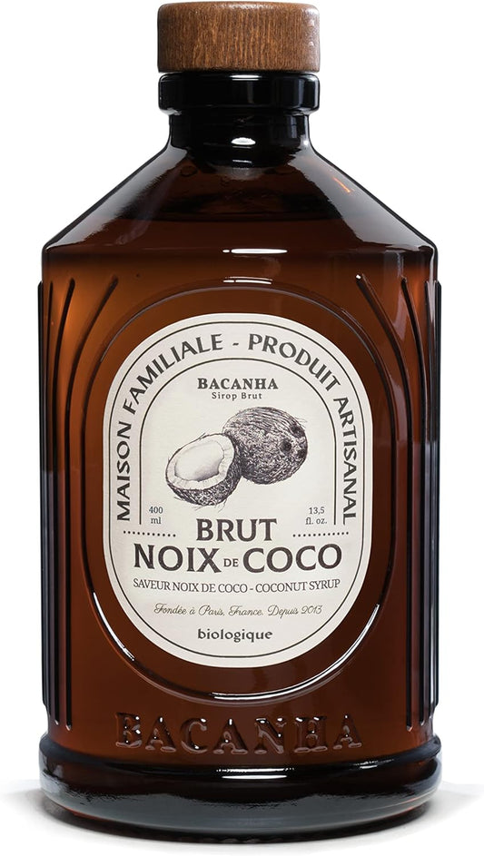 Sirop Bacanha Noix de Coco Brut - Biologique - 400ml 