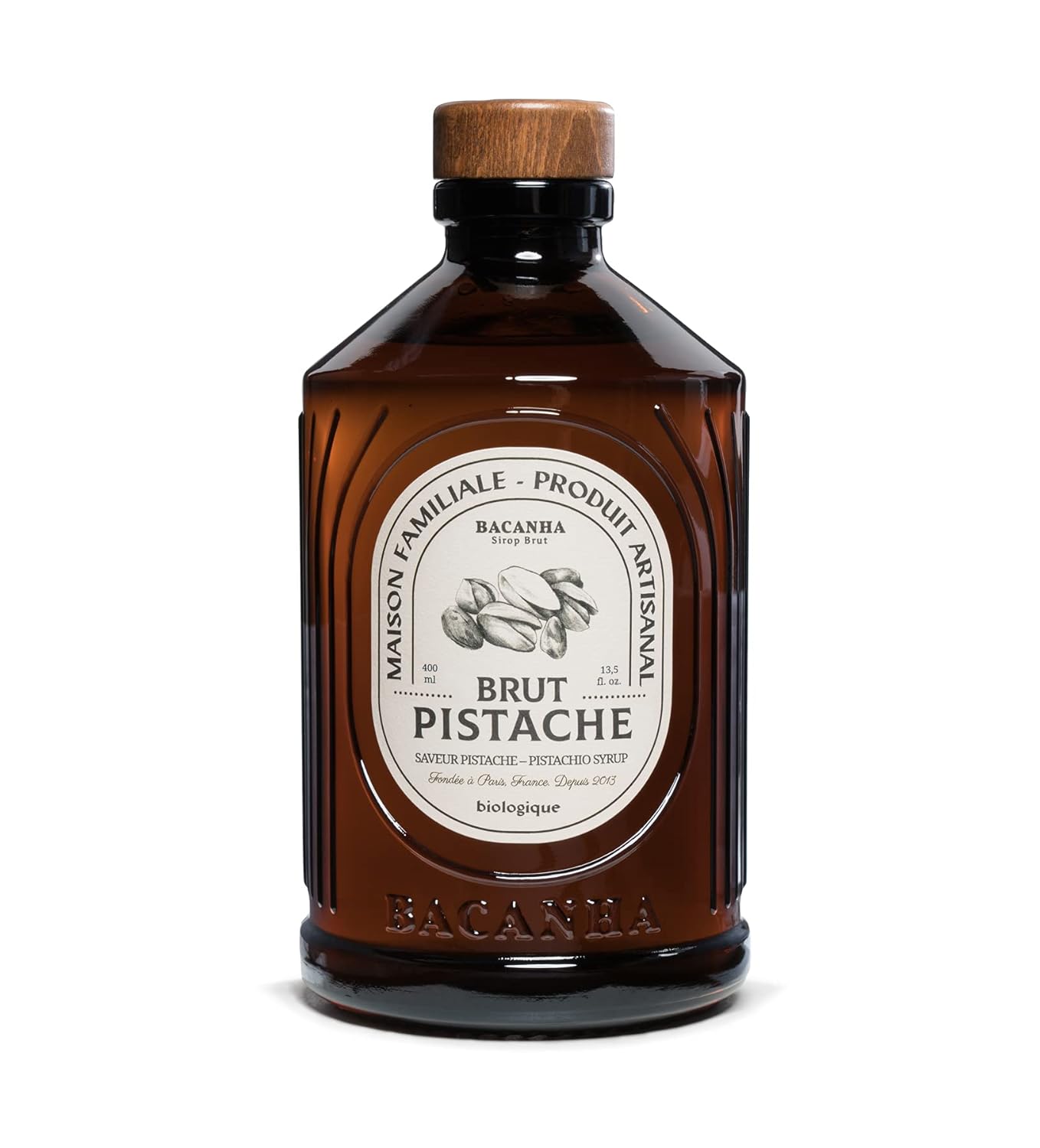 Sirop Bacanha Pistache Brut - Biologique - 400ml 