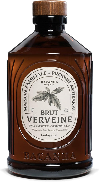 Sirop Bacanha Verveine Brut - Biologique - 400ml 