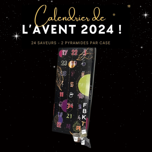 calendrier de l'avent 48 pyramides de thés et infusions fbkt