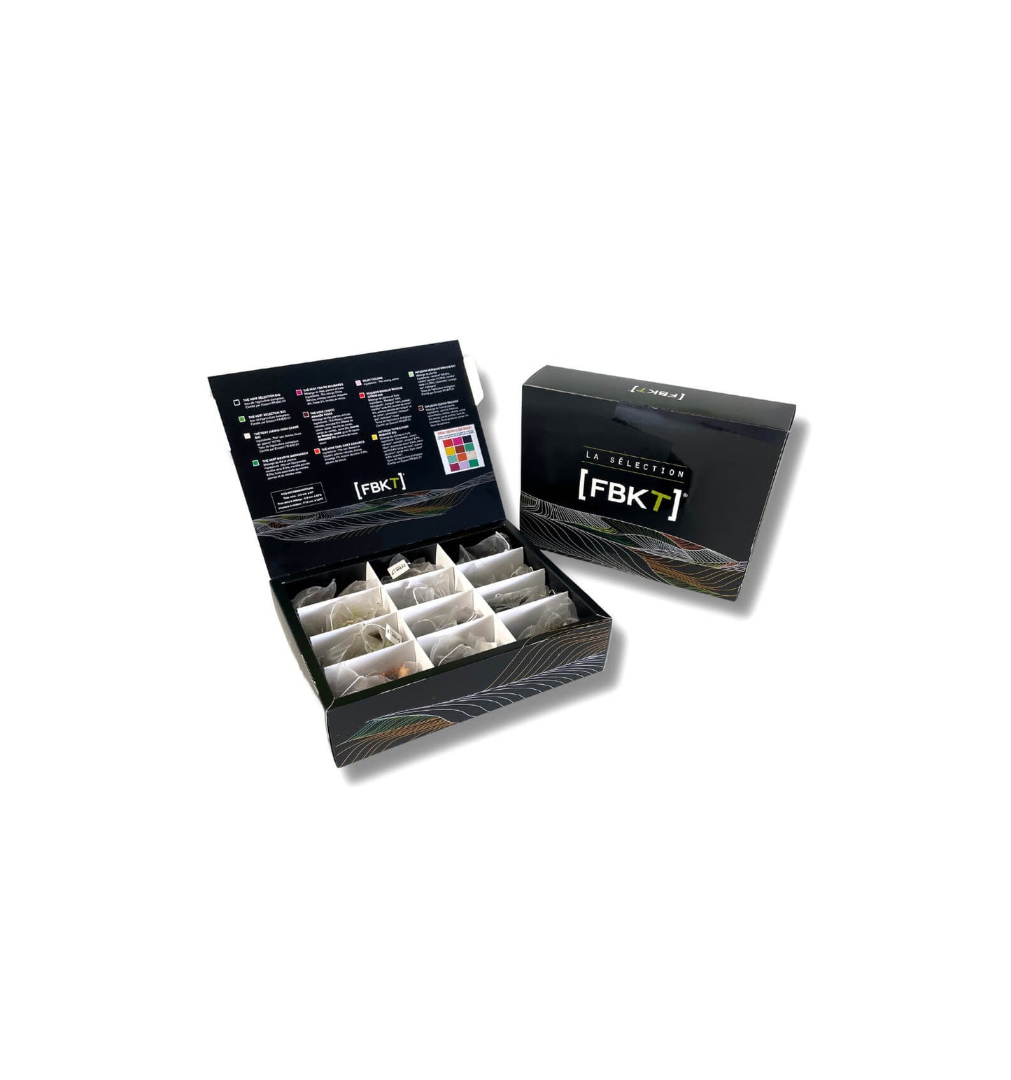 Coffret thés 48 PYRAMIDES fbkt