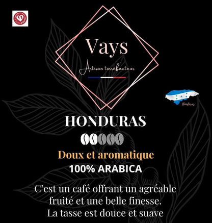 Café de spécialité Honduras est un café 100% arabica, SHG, label made in Marne