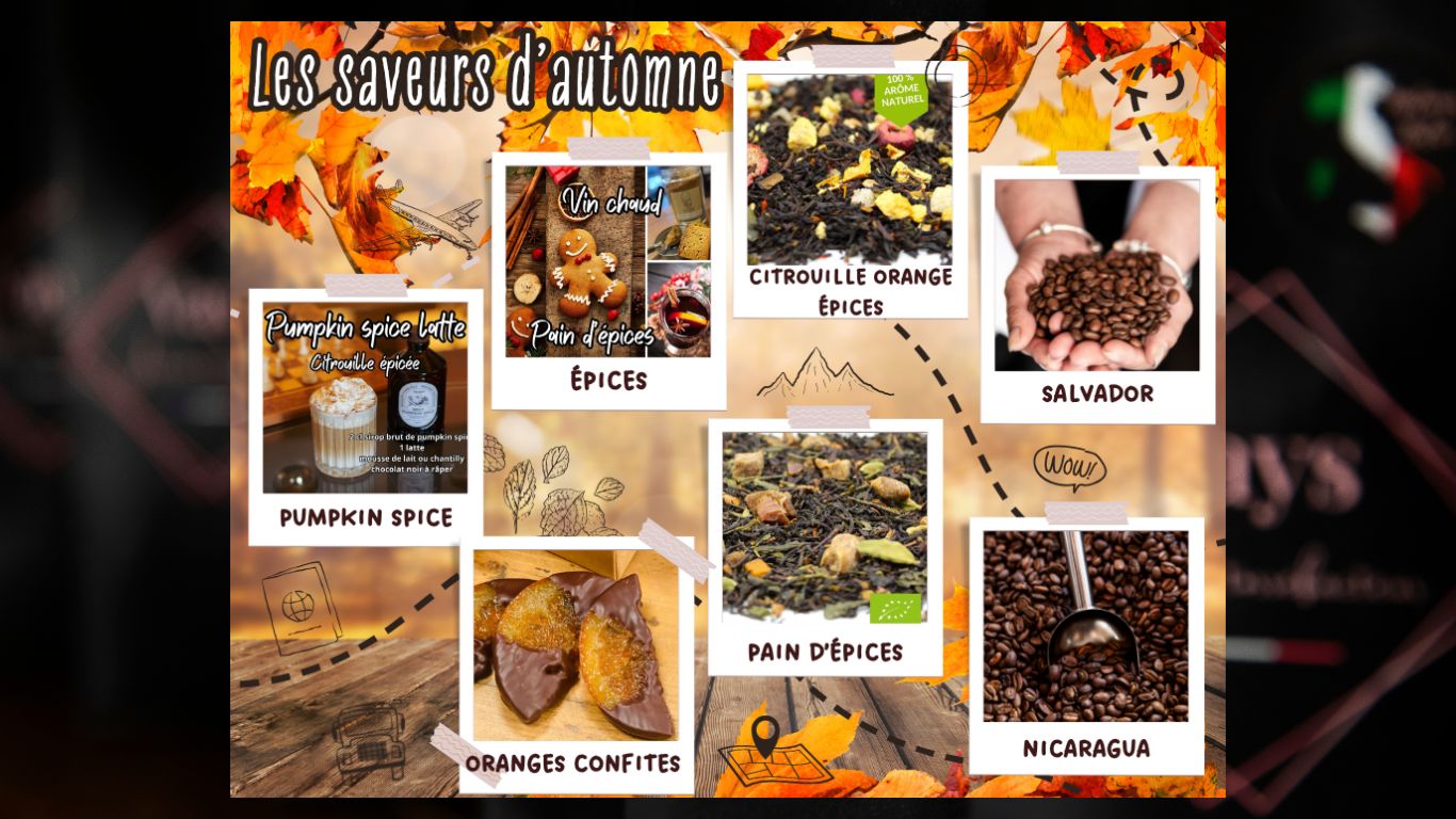 les saveurs d'automne thé café 