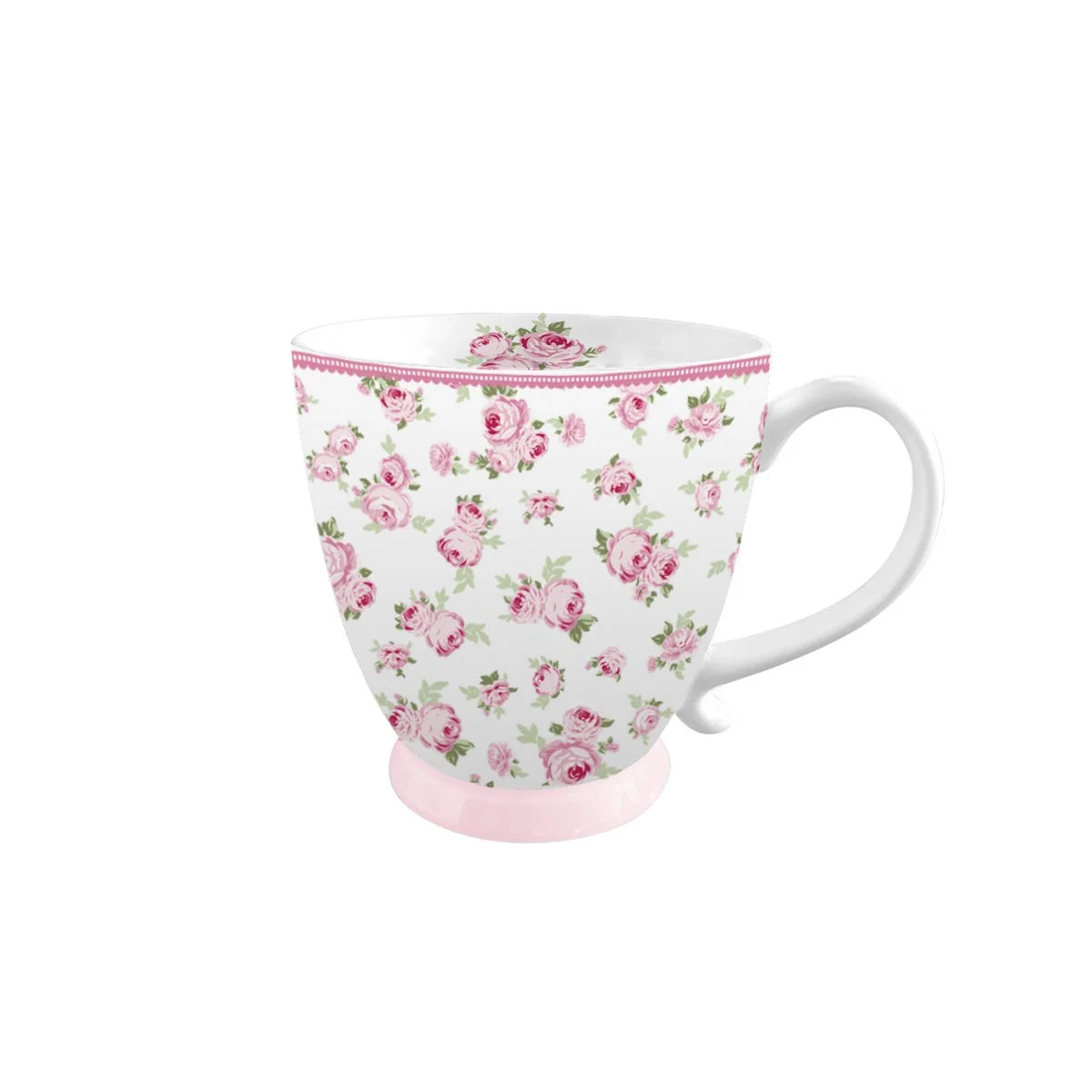 Mug porcelaine Petites fleurs 430 ml 