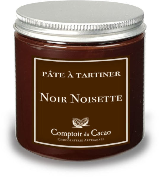 Pâte à tartiner noir noisette - comptoir du cacao Vays Artisan Torréfacteur