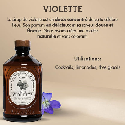 sirop violette bacanha